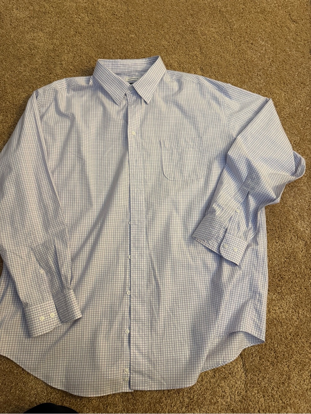 Jos A Bank traditional fit Dress Shirt size 18 36/37